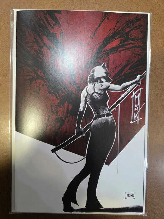 Exquisite Corpses: Fox Mask Killer #1- JAK in the box comics retailer exclusive- SIGNED by Monk Illustrations- White Signature