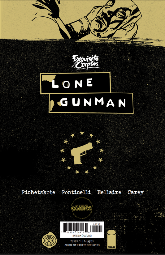 EXQUISITE CORPSES: LONE GUNMAN #1: JAK IN THE BOX COMICS RETAILER EXCLUSIVE: COVER ARTIST: MARTIN SIMMONDS